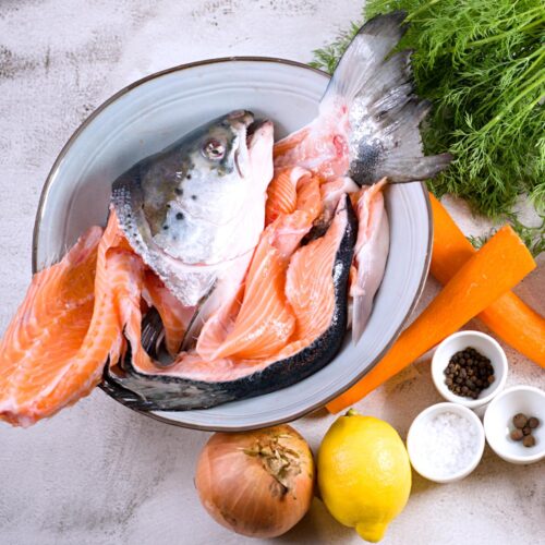 salmon stock ingredients