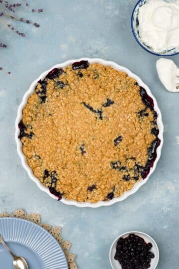 Swedish blueberry pie - Scandicuisine